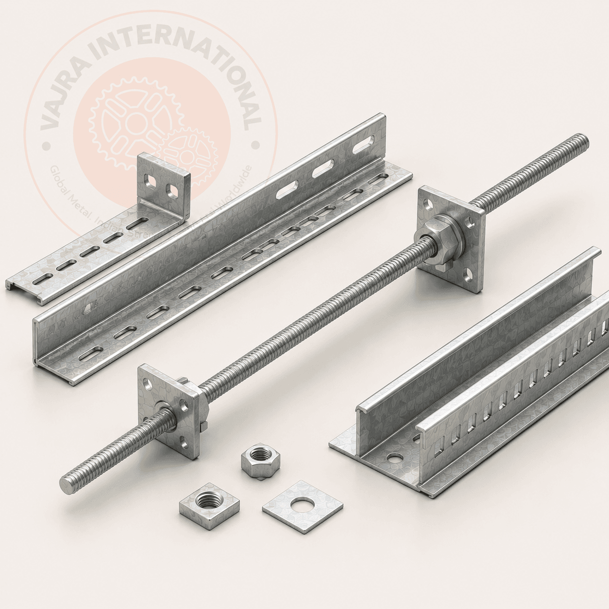 Cable Tray Supports, Cantilever arms · Pipe racks · Strut channel | Vajra International, manufacturer & exporter, Howrah, India